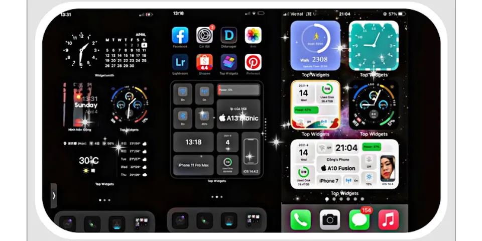 Cách làm giao diện iOS 14 đẹp
